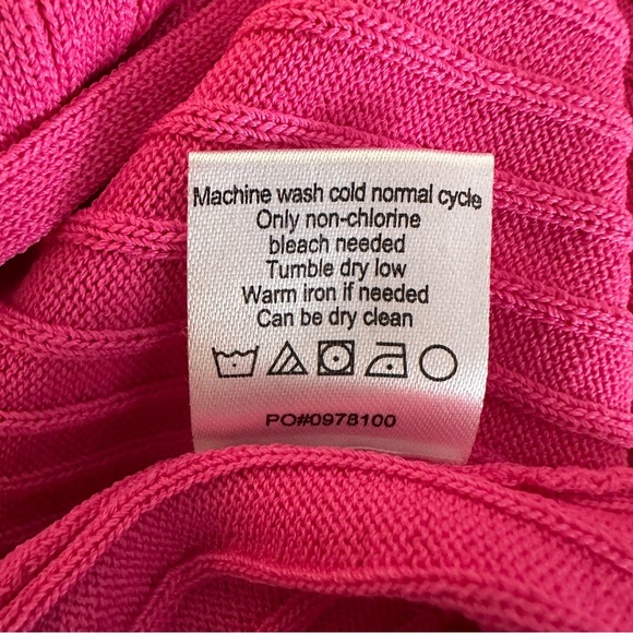 Show Me Your Mumu pink Time Out Tie Top Knit Rib top Medium - Picture 12 of 12